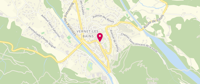 Plan de LIBERSALLE Philippe, 10 place de la République, 66820 Vernet-les-Bains