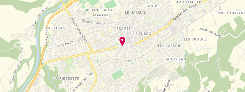 Plan de Maison de la Presse, 155 avenue du Général de Gaulle, 66500 Prades