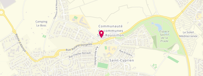 Plan de Mag Presse, Centre Commercial le Pas de la Prade
Rond-Point de la Médaille Militaire, 66750 Saint-Cyprien