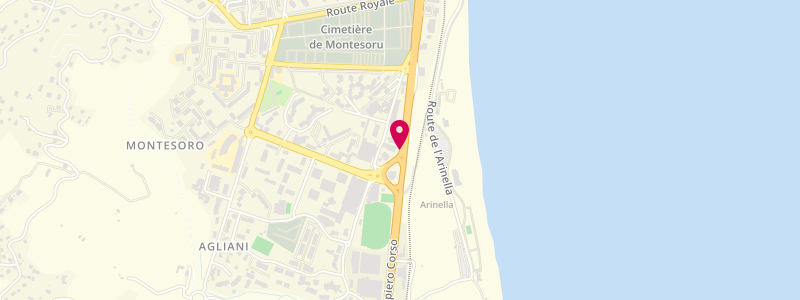 Plan de Le Globe, Centre Commercial Montesoro Avenue Sampiero Corso, 20600 Bastia