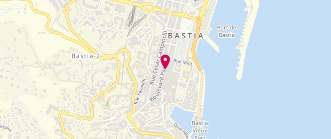 Plan de BERNARD Orane, 26 Boulevard Paoli, 20200 Bastia