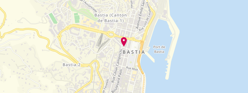 Plan de Tabac Bartoli, 2 Rue Conventionnel Salicetti, 20200 Bastia