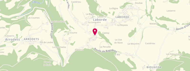 Plan de Chez Claudette, 3 le Reyaou, 65130 Laborde