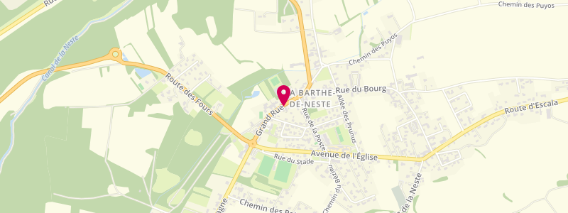 Plan de Le Bistrot des Nestes, 18 Grande Rue, 65250 La Barthe-de-Neste