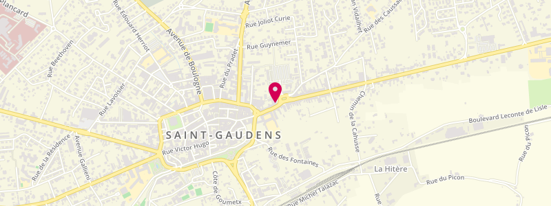 Plan de La Gitane, 15 avenue Général Leclerc, 31800 Saint-Gaudens
