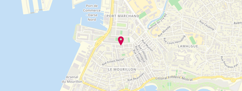 Plan de Le Marigny, 327 Boulevard Bazeilles, 83000 Toulon