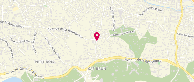 Plan de La Civette du Cap Brun, 2119 avenue de la Résistance, 83000 Toulon