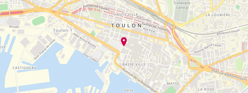 Plan de La Favorite, 2 Rue Louis Jourdan, 83000 Toulon