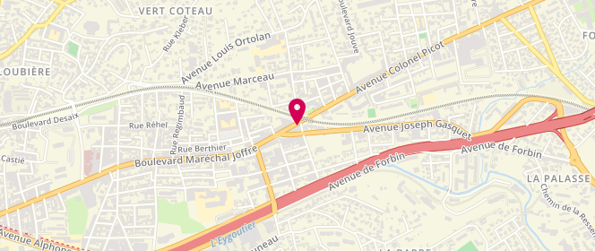 Plan de HERNANDEZ ARROYO CARMEN, 738 Boulevard Mar Joffre, 83100 Toulon