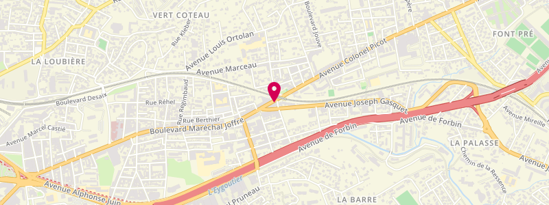 Plan de HERNANDEZ ARROYO CARMEN, 738 Boulevard Mar Joffre, 83100 Toulon