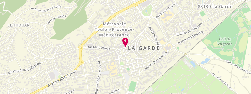 Plan de La Civette Gardéenne, 116 avenue Gabriel Péri, 83130 La Garde