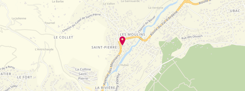 Plan de Les Moulins, 660 avenue des Meuniers, 83200 Toulon