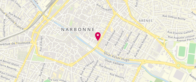 Plan de PUIG Simone, 9 Boulevard Gambetta, 11100 Narbonne