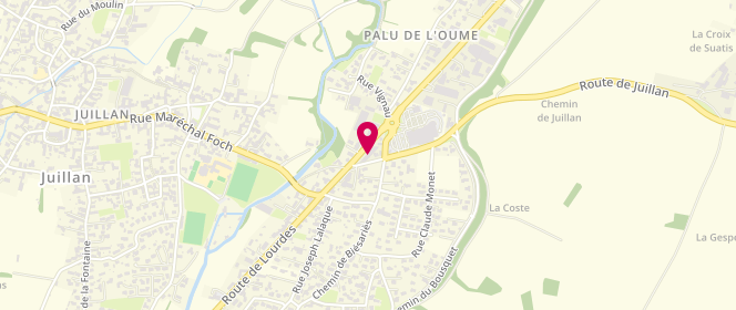 Plan de BIBES Christophe, 13A Route de Lourdes, 65290 Juillan