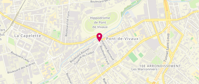 Plan de Plume Presse, 6 Place Pont de Vivaux, 13010 Marseille