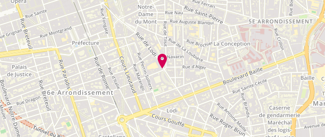 Plan de FANTONE Catherine, 76 Rue Lodi, 13006 Marseille