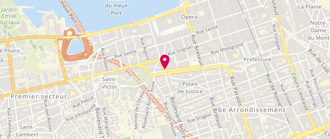 Plan de Le Marigny, 7 Boulevard Notre Dame, 13006 Marseille