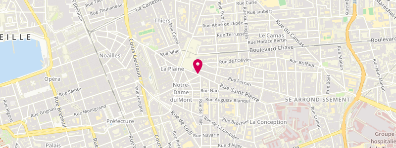 Plan de Le Cyrano, 9 Rue Saint-Pierre, 13005 Marseille