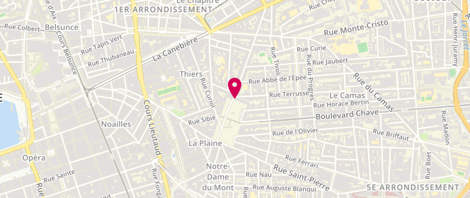 Plan de Brasserie Tabac Loto de la Plaine, 1 place Jean Jaurès, 13005 Marseille