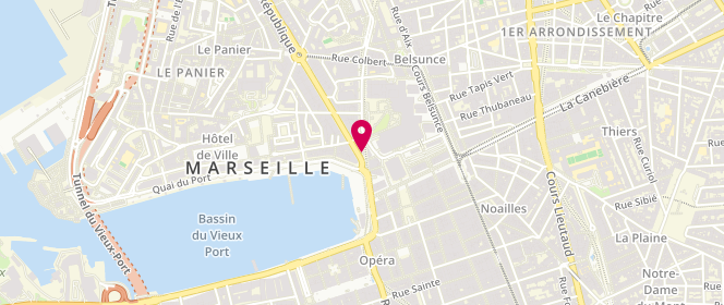 Plan de Le Dome, 4 Rue de la République, 13001 Marseille