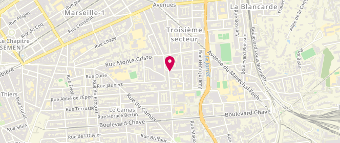 Plan de Le Flash, 2 Rue Granoux, 13004 Marseille