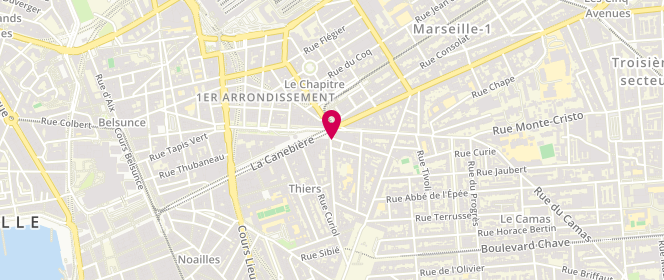 Plan de Vaporissima, 1 Rue Adolphe Thiers, 13001 Marseille