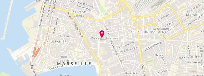 Plan de Le Vizir, 14 Rue Colbert, 13001 Marseille
