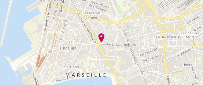 Plan de Le Khedive, 28 Rue Colbert, 13002 Marseille