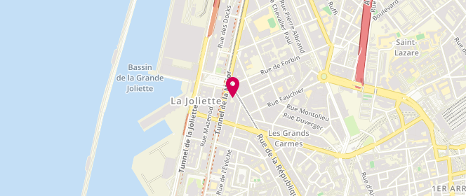 Plan de La Tabatière, 105 Rue de la République, 13002 Marseille