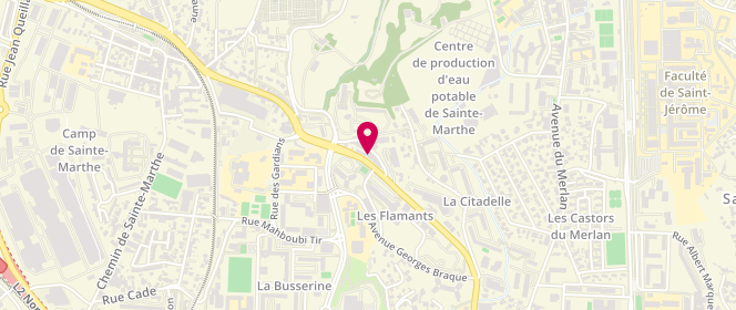 Plan de Les Flamants, 17 avenue Alexandre Ansaldi, 13014 Marseille