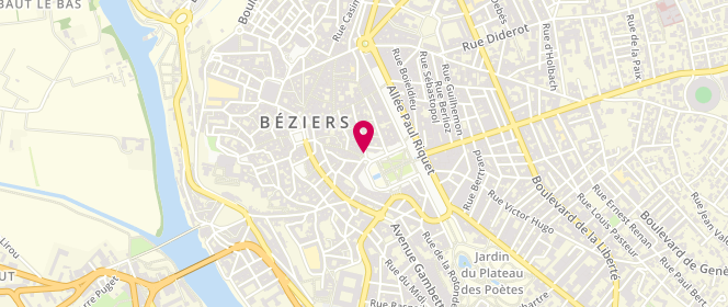 Plan de Le Vizir, 35 Rue de la Citadelle, 34500 Béziers