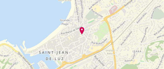 Plan de Le Totem, 13 Boulevard Thiers, 64500 Saint-Jean-de-Luz