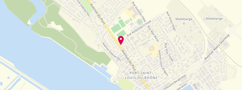Plan de la Presse du Stade, 90 avenue du Port, 13230 Port-Saint-Louis-du-Rhône