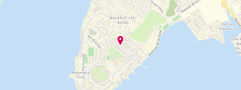 Plan de Bar Tabac des Bains, 3 avenue de la Cadole, 34540 Balaruc-les-Bains