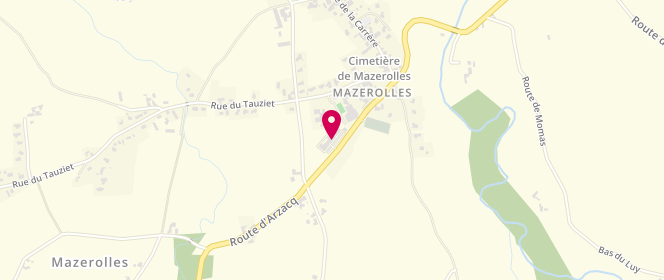 Plan de DUCOS Alain, Centre Medico Commercial
15 Route d'Arzacq, 64230 Mazerolles