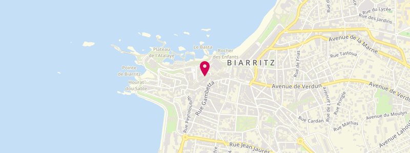 Plan de A la Civette, 12 Rue Mazagran, 64200 Biarritz