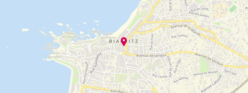 Plan de Maison de la Presse, 2 Rue Gardères, 64200 Biarritz