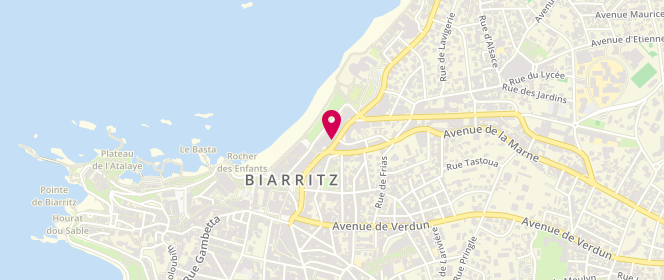 Plan de Le Cheik, 21 avenue Edouard Vii, 64200 Biarritz