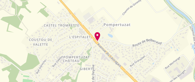 Plan de Le Granaillet, 2 Route de Belberaud, 31450 Pompertuzat