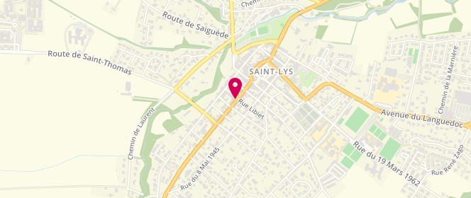 Plan de Saint Lys Tabac Presse, 16 Avenue République, 31470 Saint-Lys