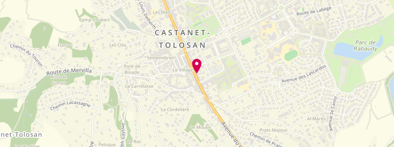 Plan de La Fumerie, 11 avenue du Lauragais, 31320 Castanet-Tolosan
