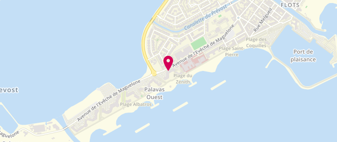 Plan de Point Plus & Tabac, 633 avenue de l'Évêché de Maguelone, 34250 Palavas-les-Flots