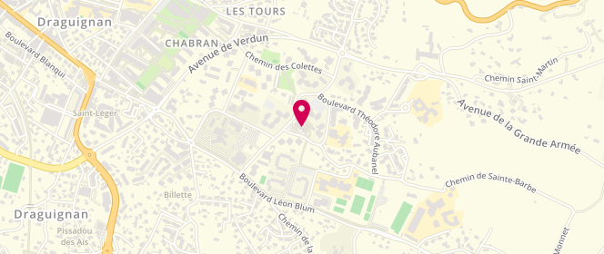Plan de Le Sagittaire, 296 Boulevard Marcel Pagnol, 83300 Draguignan