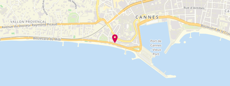 Plan de Le Madrigal, 24 Boulevard Jean Hibert, 06400 Cannes