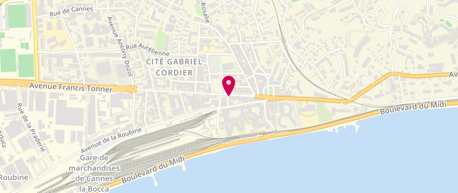 Plan de Multi Tabac Presse, 71 avenue Francis Tonner, 06150 Cannes