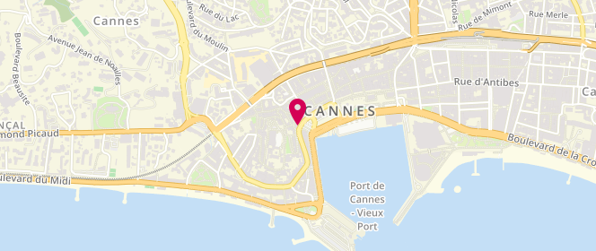Plan de Le Saint Antoine, 5 Pl. Bernard Cornut Gentille, 06400 Cannes