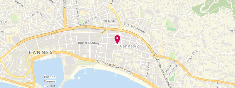 Plan de Civette Carlton, 93 Rue d'Antibes, 06400 Cannes