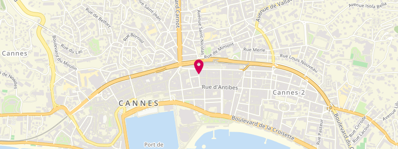 Plan de La Régence, 10 Rue du Maréchal Foch, 06400 Cannes