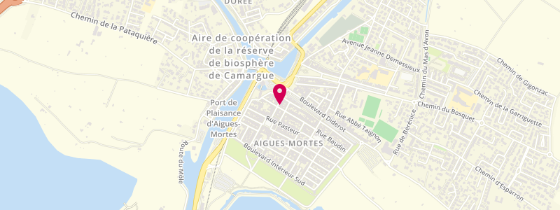 Plan de Le Camarigo, 18 grande Rue Jean Jaurès, 30220 Aigues-Mortes