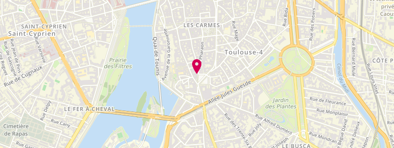 Plan de CARON Philippe, 19 Place Salin, 31000 Toulouse